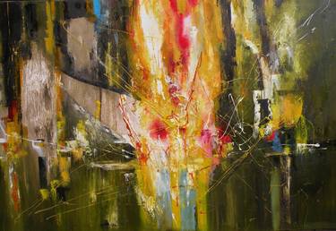 Original Abstract Paintings by Tadeusz Machowski