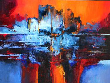 Original Abstract Paintings by Tadeusz Machowski