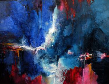 Original Abstract Expressionism Abstract Paintings by Tadeusz Machowski
