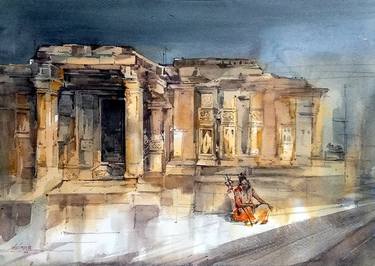 Original Fine Art Landscape Painting by Milind Bhanji