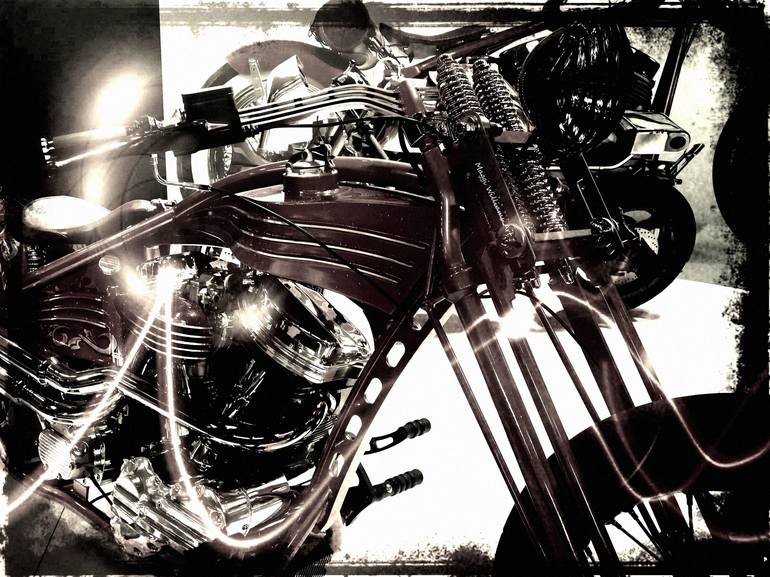 Original Art Deco Bike Photography by Maggi Williams