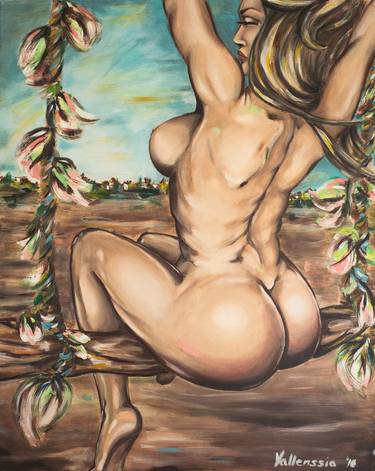 Print of Figurative Nude Paintings by Snjezana Blagsic - Vallenssia