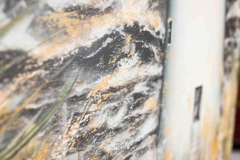 Original Abstract Expressionism Seascape Painting by Snjezana Blagsic - Vallenssia