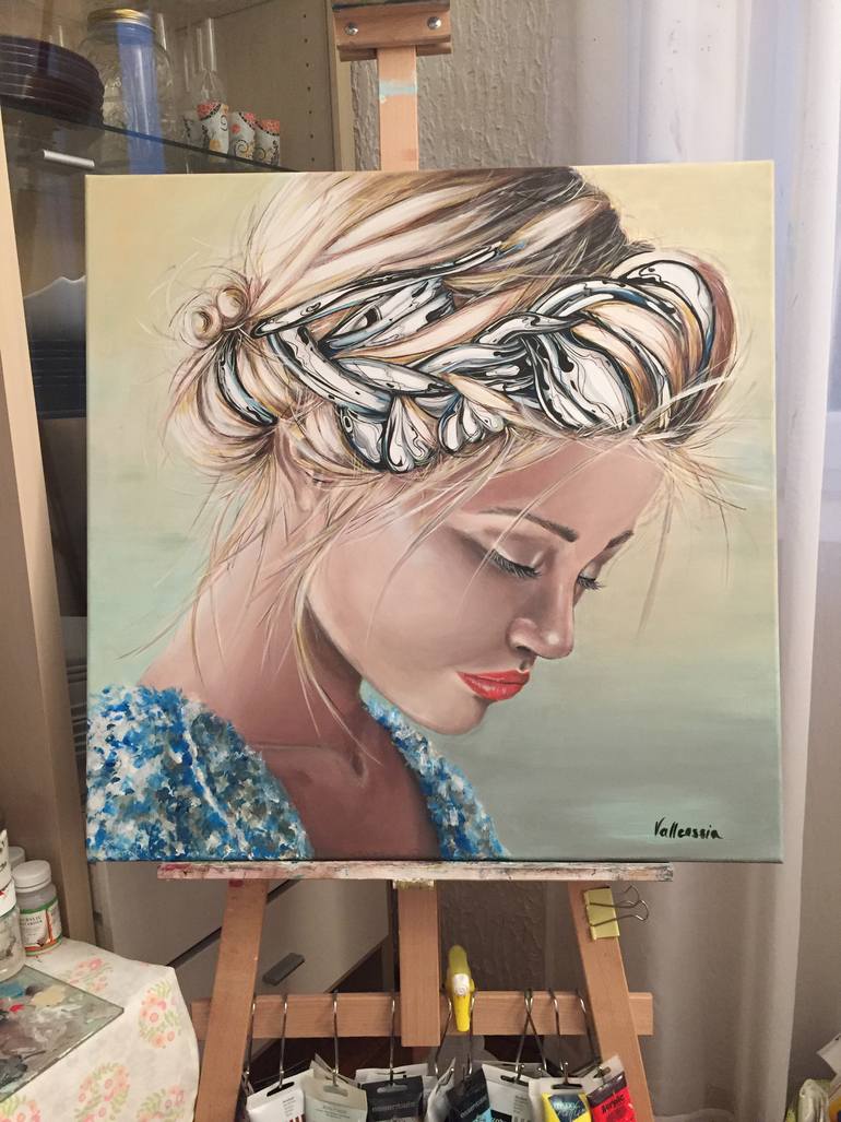 Original Figurative People Painting by Snjezana Blagsic - Vallenssia