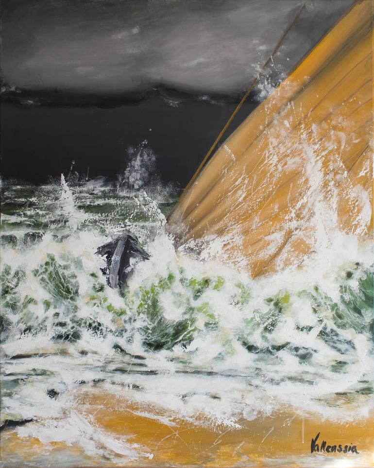 Print of Modern Sailboat Paintings by Snjezana Blagsic - Vallenssia
