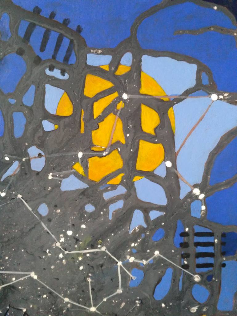 Original Expressionism Fantasy Painting by Zaza Aspanidze