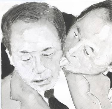 Original Portraiture Portrait Drawings by Konrad Bayer