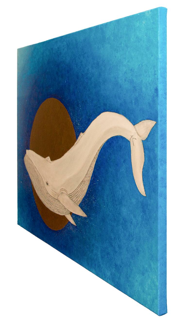 Original Abstract Animal Painting by Yuliia Ustymenko