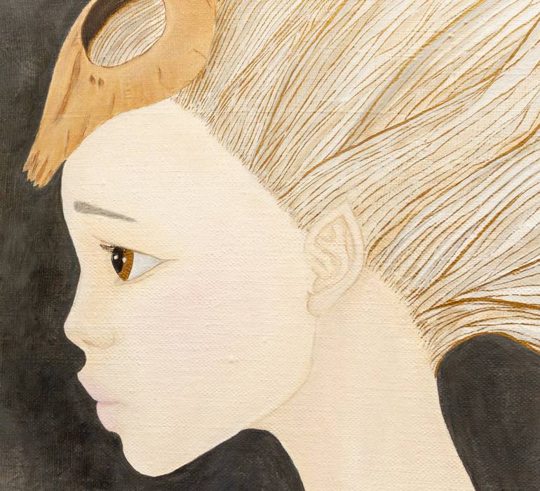 Original Figurative People Painting by Yuliia Ustymenko