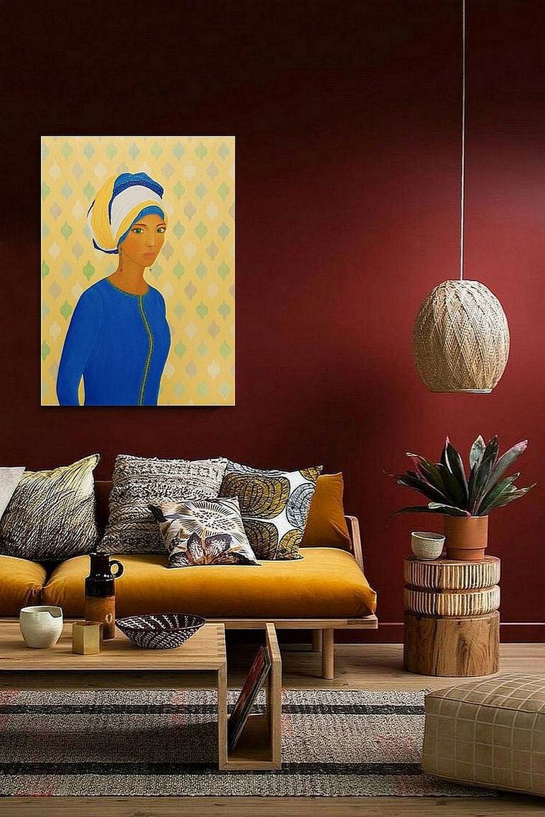 Original Figurative Women Painting by Yuliia Ustymenko