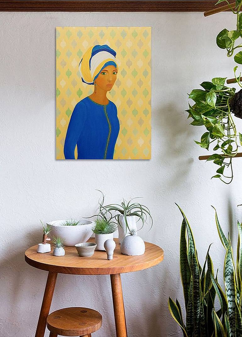 Original Figurative Women Painting by Yuliia Ustymenko