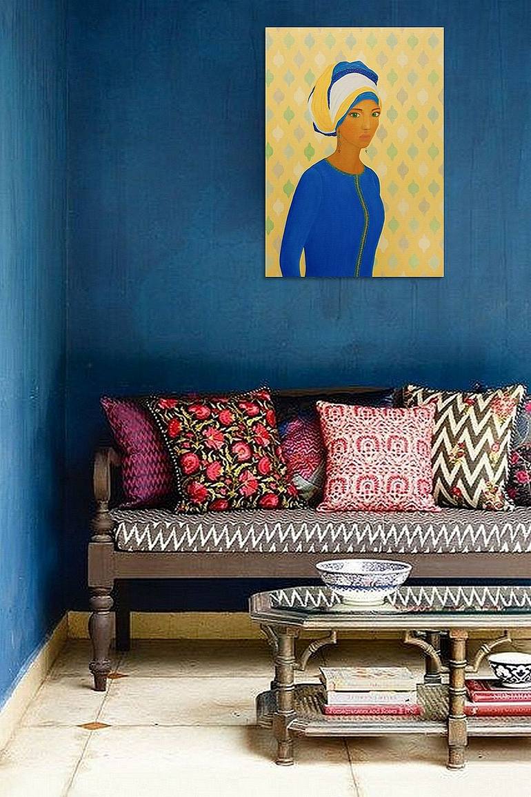 Original Figurative Women Painting by Yuliia Ustymenko
