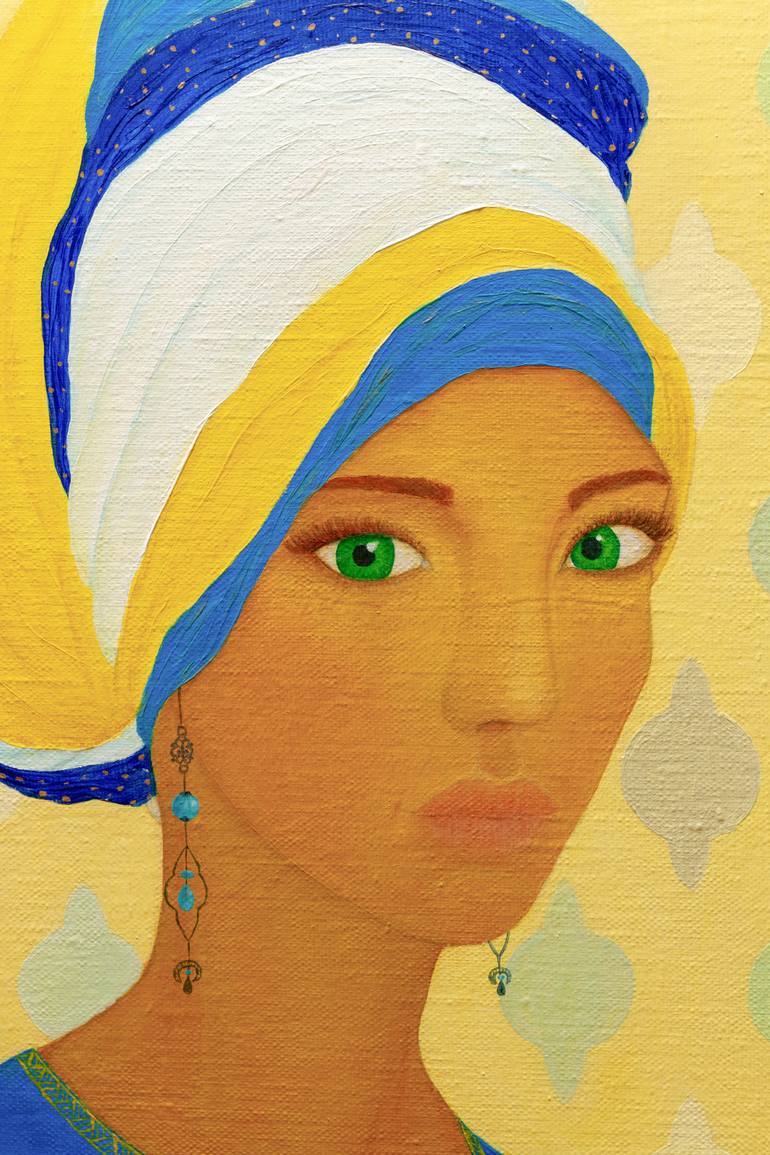 Original Figurative Women Painting by Yuliia Ustymenko