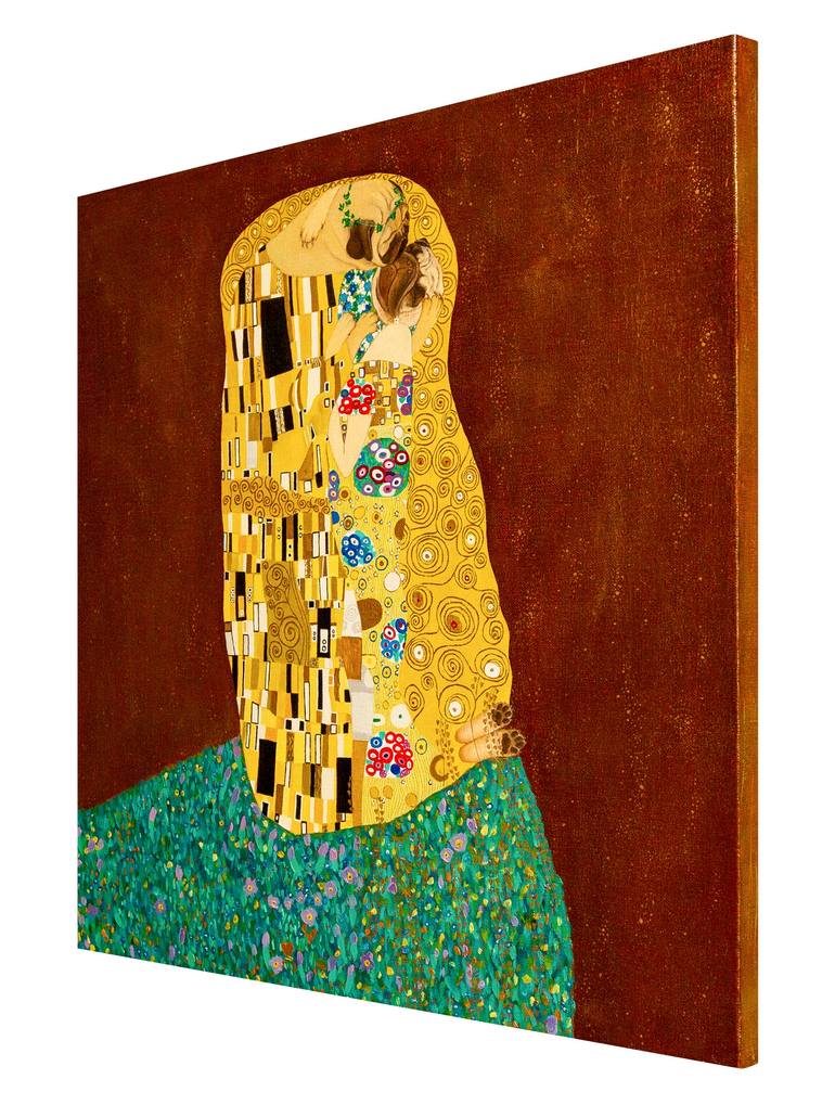 Original Art Deco Animal Painting by Yuliia Ustymenko