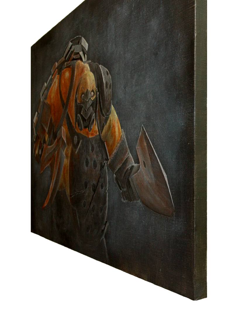 Original Figurative Fantasy Painting by Yuliia Ustymenko