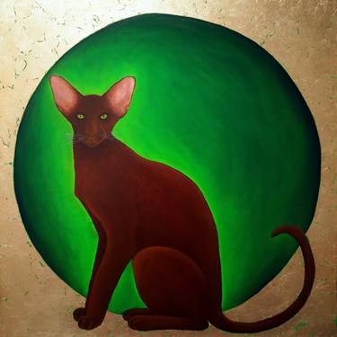 Print of Cats Paintings by Yuliia Ustymenko