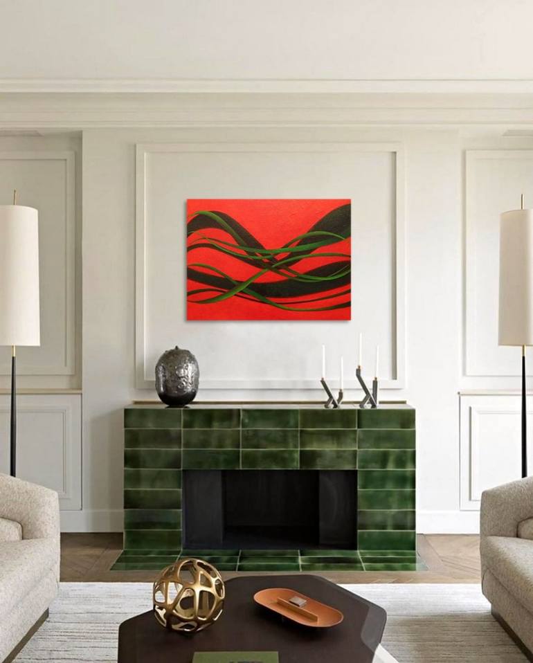 Original Abstract Painting by Yuliia Ustymenko