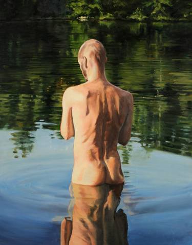 Original Nude Paintings by Gerald Van Scyoc