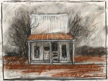 Original Expressionism Architecture Drawings by Lisa Tennant