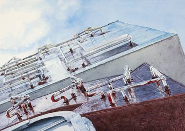 Print of Architecture Paintings by Lisa Tennant