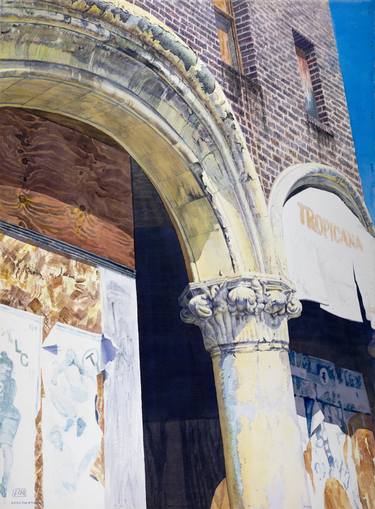 Original Photorealism Architecture Paintings by Lisa Tennant
