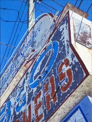 Original Photorealism Architecture Paintings by Lisa Tennant