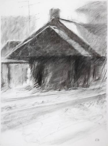 Original Expressionism Architecture Drawings by Lisa Tennant