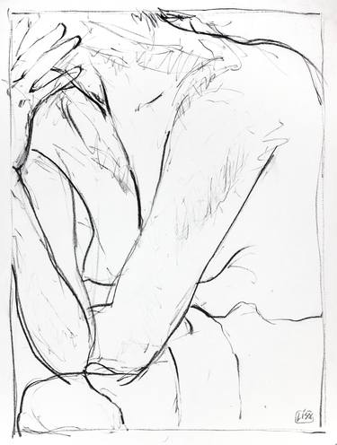 Original Figurative Nude Drawings by Lisa Tennant
