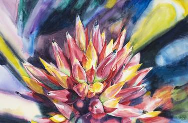 Original Expressionism Floral Paintings by Lisa Tennant