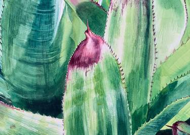 Composition in Magenta & Green thumb