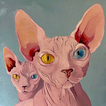 Print of Pop Art Animal Paintings by Sarah Formica