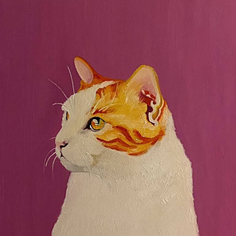 Charlie the Alley Cat Painting by Sarah Ranner | Saatchi Art