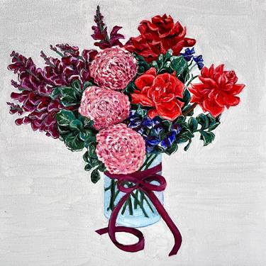 Original Impressionism Floral Paintings by Sarah Formica