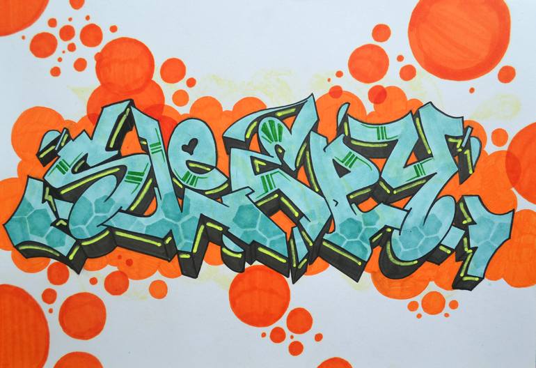 Futura / Hand-drawn Graffiti Art（直筆画）#03（魅了 Futura