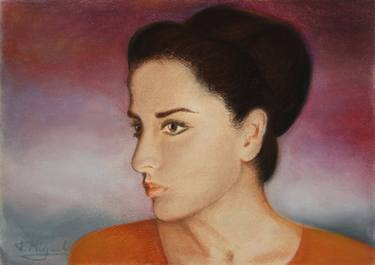 Original Realism Portrait Drawings by Fátima Miguel Fernández de Zañartu