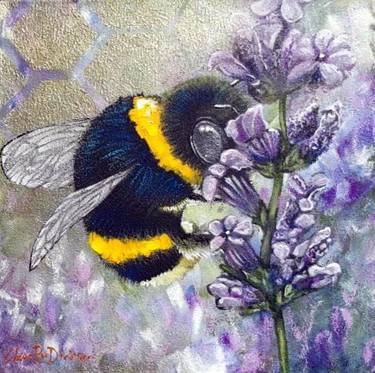 Bumblebee on Lavender thumb