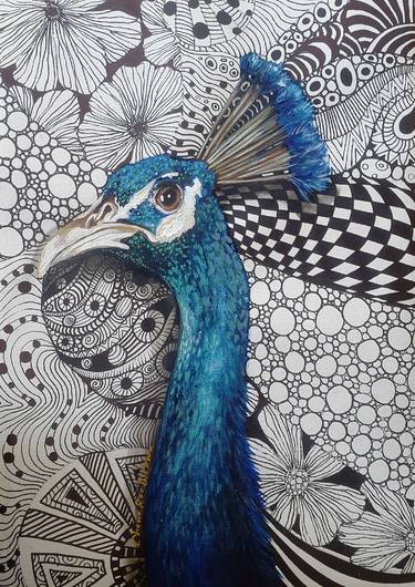 Peacock Portrait thumb