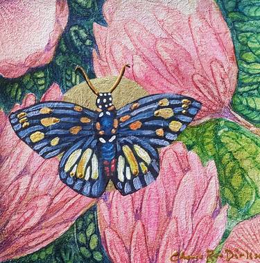 Original Art Nouveau Botanic Painting by Cherie Roe Dirksen
