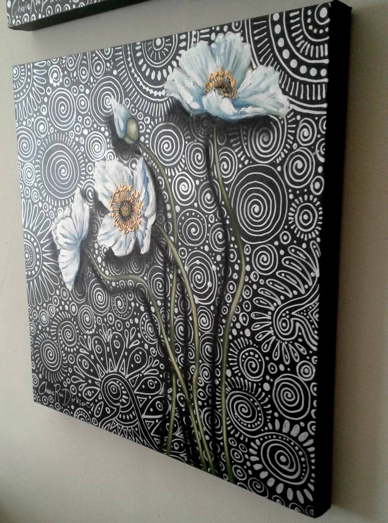 Original Fine Art Floral Painting by Cherie Roe Dirksen