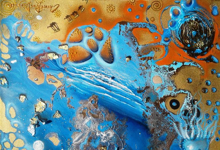Original Abstract Expressionism Abstract Painting by Cherie Roe Dirksen