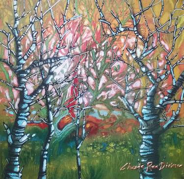 Original Abstract Tree Paintings by Cherie Roe Dirksen