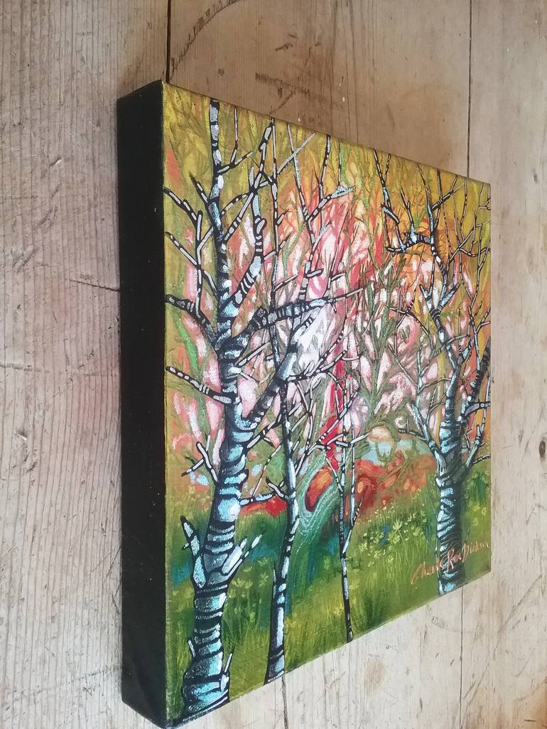 Original Abstract Tree Painting by Cherie Roe Dirksen