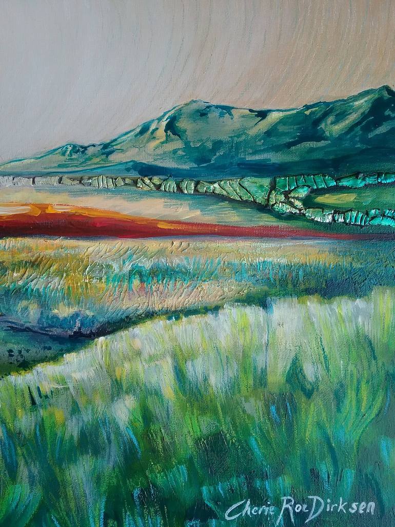 Original Fine Art Landscape Painting by Cherie Roe Dirksen