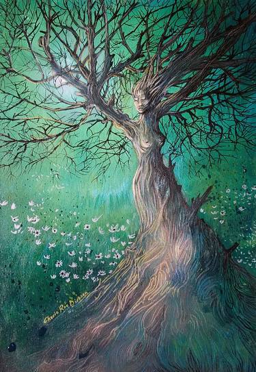 Print of Fine Art Tree Paintings by Cherie Roe Dirksen