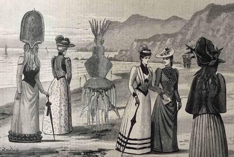 victorian beach clothes