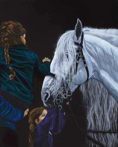 Original Realism Horse Paintings by Lana Tyler