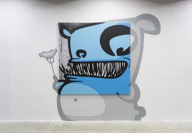 Print of Street Art Cartoon Paintings by FAT KIWIE