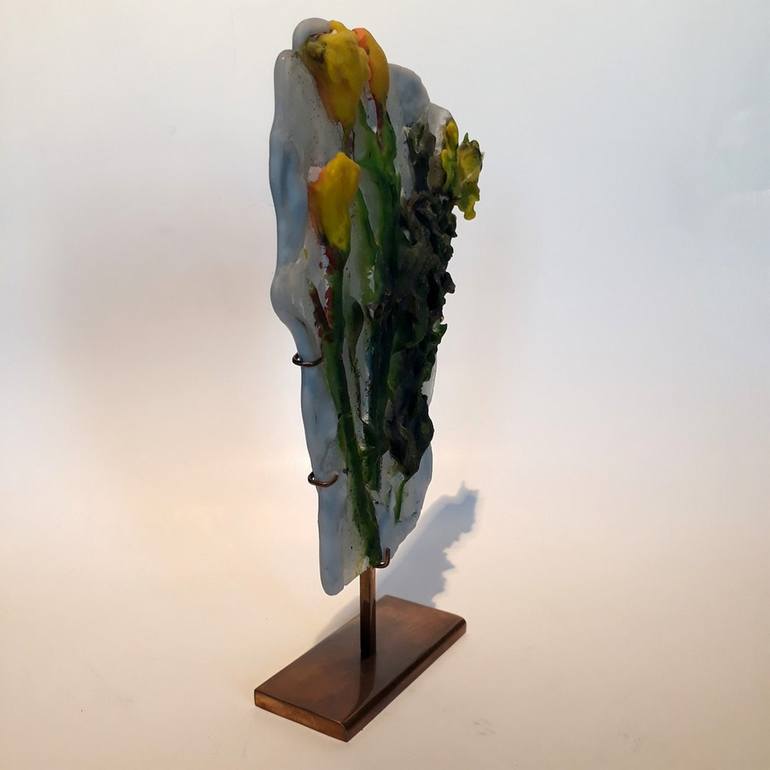 Original Modernism Floral Sculpture by Gamze Haberal