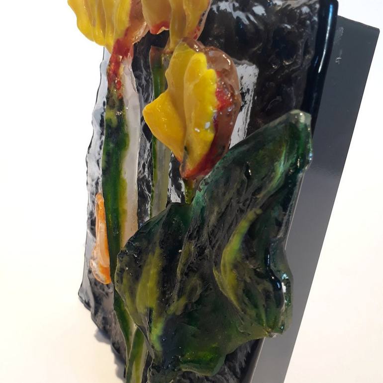 Original Floral Sculpture by Gamze Haberal