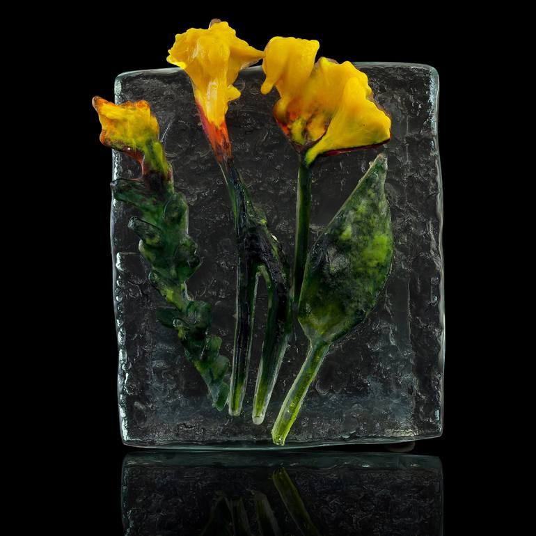 Original Floral Sculpture by Gamze Haberal